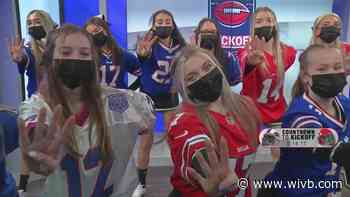 Williamsville North cheerleaders bring the Bills spirit coached by a former Buffalo Jill