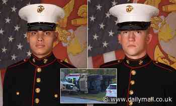 PICTURED: North Carolina Marines who died when tactical vehicle they were traveling in flipped over