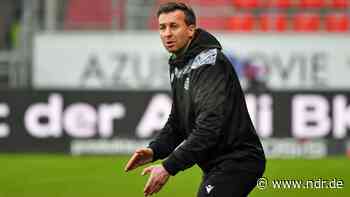 96-Trainer Dabrowski nach 0:0 gegen Dresden: "Entwicklung ist positiv" - NDR.de