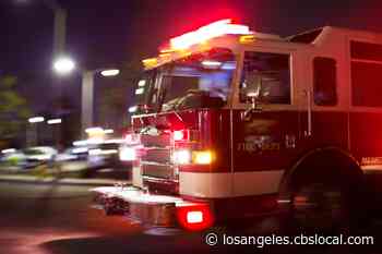 Firefighters Find Body In Chatsworth RV Fire - CBS Los Angeles
