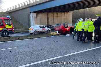 A1(M) near Durham reopens after crash leaves a woman in a critical condition - Sunderland Echo