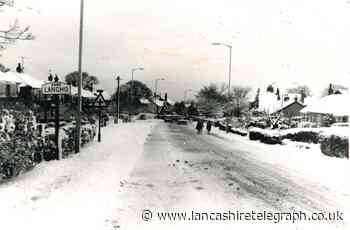When the snows fell on Langho as winter arrived with a bang