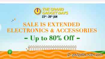 Flipkart Grand Gadget Days Sale Is Now Live With Deals, Discounts on Smartwatches, Earphones, Cameras