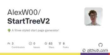 StartTreeV2 - A $tree styled start page generator