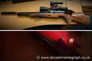 Man stopped with  air rifle was subject to lifetime ban