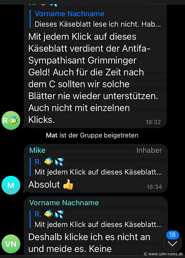 "Querdenker" diskutieren Strategien gegen Maskenpflicht und Medien in Ulm