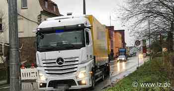 Lkw haben es am Flachsmarkt schwer - Lippische Landes-Zeitung