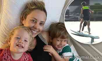 Today host Allison Langdon reveals she was 'unable to parent' after injuring her knee - Daily Mail