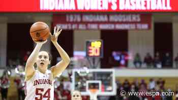 Indiana Hoosiers women's basketball top scorer Mackenzie Holmes has knee procedure - ESPN
