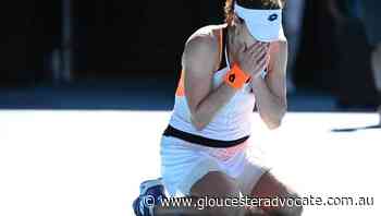 Emotional Cornet into last eight at Open - Gloucester Advocate