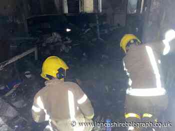 Fire crews tackle two suspicious building fires in Burnley