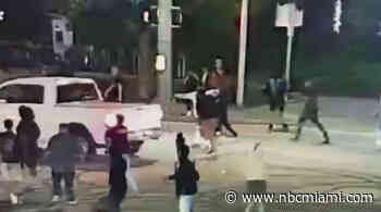 New Video Shows Suspects Firing Gunshots, Paintballs at Truck in Downtown Miami