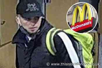 McDonald's Lewisham: Police hunt for suspected staff-room thief