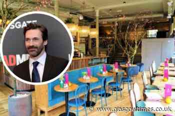 Mad Men and Good Omens star Jon Hamm wears Celtic hat for Glasgow brunch - Glasgow Times