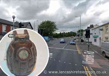 Possible 'grenade' found under bridge in Walton-le-Dale