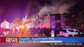 Childs Dies After Apartment Fire On Evans Ave In Aurora, Dozens Displaced - CBS Denver