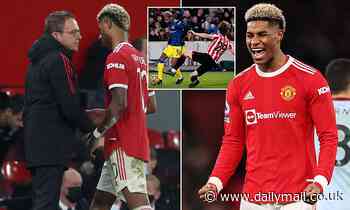 Marcus Rashford back on the goal trail as Manchester United forward nets twice in a week - Daily Mail