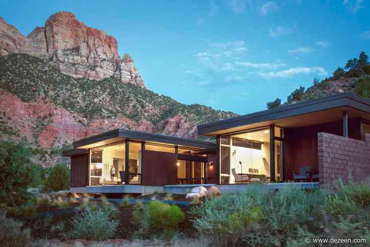 Imbue Design completes glass-and-steel home in Utah desert landscape