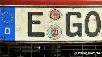 Wunschkennzeichen Essen: Reservierung online wieder möglich - Westdeutsche Allgemeine Zeitung