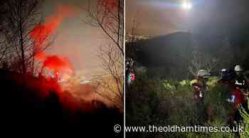 Walker airlifted to hospital after suffering 'serious leg injury' - theoldhamtimes.co.uk
