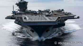 Navy fighter jet crashes during carrier landing in South China Sea