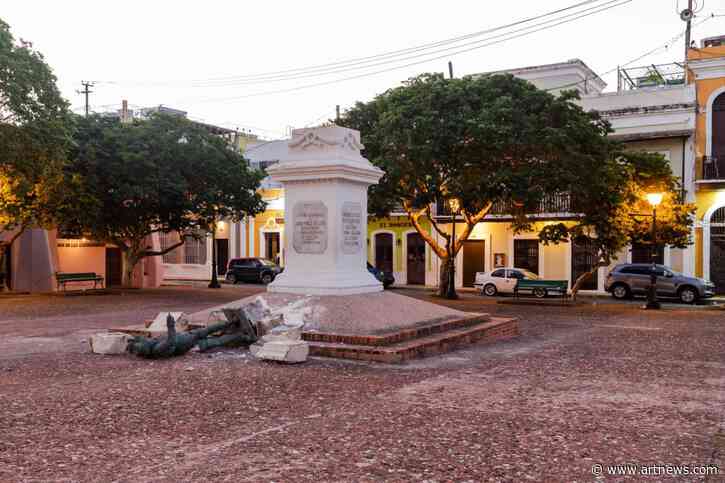 Juan Ponce de León Statue in San Juan Toppled Ahead of Spanish King’s Visit to Puerto Rico