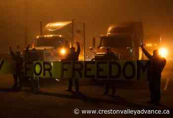 Canadian Trucking Alliance condemns protests by unvaccinated truckers - Creston Valley Advance