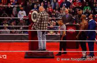 Brock Lesnar and Bobby Lashley weigh in for the Royal Rumble | WWE on FOX