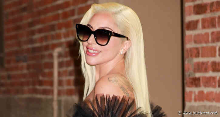 Lady Gaga Stuns in Little Black Dress for Appearance on 'Jiimmy Kimmel Live!'