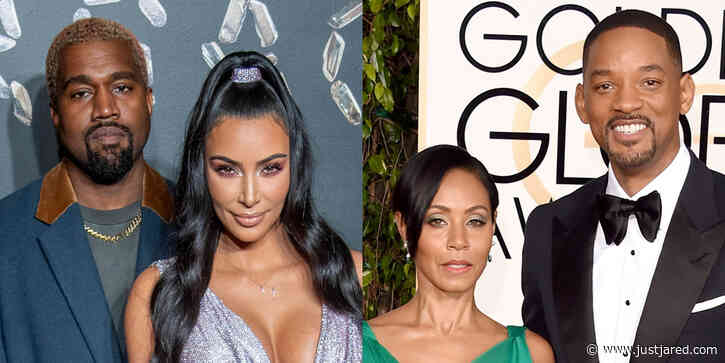 Here's Why Kanye West Is Bringing Up Will & Jada Pinkett Smith While Talking About Split from Kim Kardashian