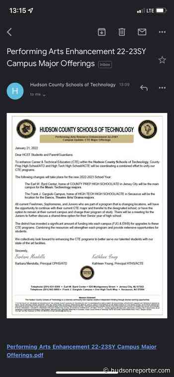 Neglect of Performing Arts in HCST - The Hudson Reporter