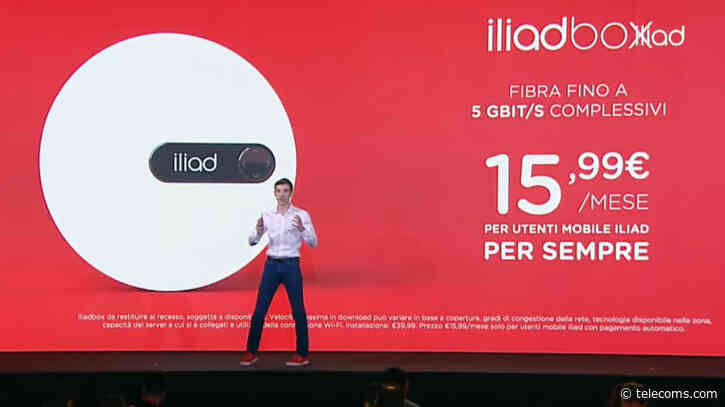 Iliad launches broadband in Italy with cheap FTTH and home-made box