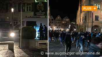 Erst am Ende greift Polizei ein: Zwei Festnahmen nach "Spaziergang" in Ulm