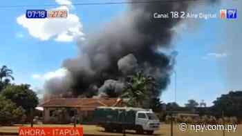 Voraz incendio en Capitán Meza | Noticias Paraguay - NPY