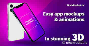 MockRocket - 3D device mockups & animations, right in your browser