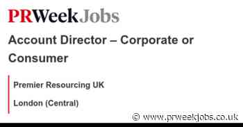 Premier Resourcing UK: Account Director – Corporate or Consumer