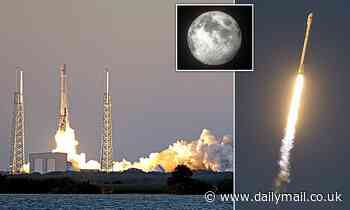 A SpaceX Falcon 9 rocket is on track to hit the moon