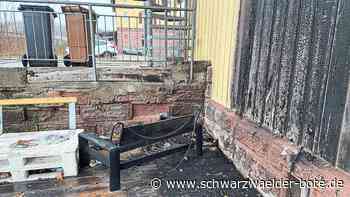 Jugendtreff Althengstett: Ursache für Brand auf der Terrasse  nach wie vor ungeklärt