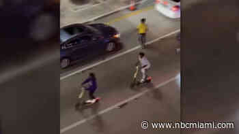 Videos Show Reckless E-Scooter Riders Breaking Laws in Miami