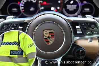 Croydon Porsche driver fined for illegal number plate