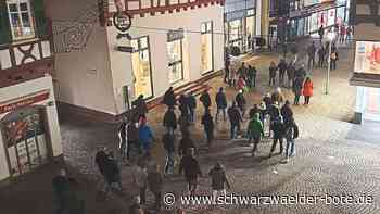 Montagsspaziergang in Calw: 500 Teilnehmer und eine Gegendemo