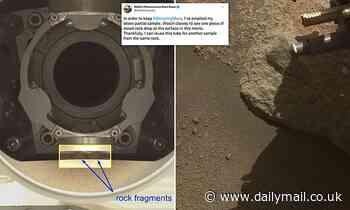 NASA's Perseverance rover tries out new tech which lets it spit out piece of Mars rock