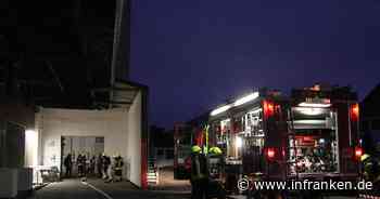 Arbeiter verhindern bei Brand in Pelletswerk Stadtsteinach Schlimmeres