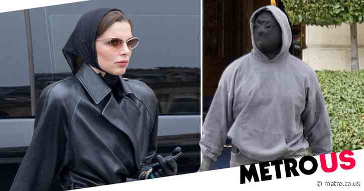 Kanye West and Julia Fox serve up more fierce looks in Paris as she takes inspiration from Kim Kardashian