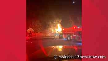 Crews respond to garage fire at Suffolk home on Deerfield Ct., no one injured