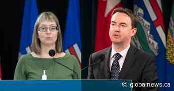 Alberta health minister, Dr. Hinshaw to provide COVID-19 update Tuesday afternoon