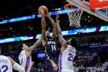 Pelicans down Brandon Ingram, 3 other starters as they take on Sixers