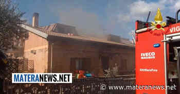 Basilicata: tetto in fiamme, famiglie evacuate! Le foto - Matera News