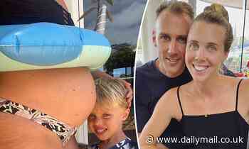 Lisa Curry's daughter Morgan Gruell flaunts her baby bump and says she's 'so unfit' this pregnancy
