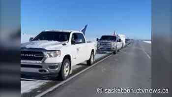 'Beyond disappointed': Métis Nation-Sask. investigating after one of its trucks spotted in protest convoy